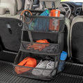 Multipurpose Car Storage Organizer with Mesh Bins - SUV Trunk Organizer, Passenger Seat Organizer or Back Seat