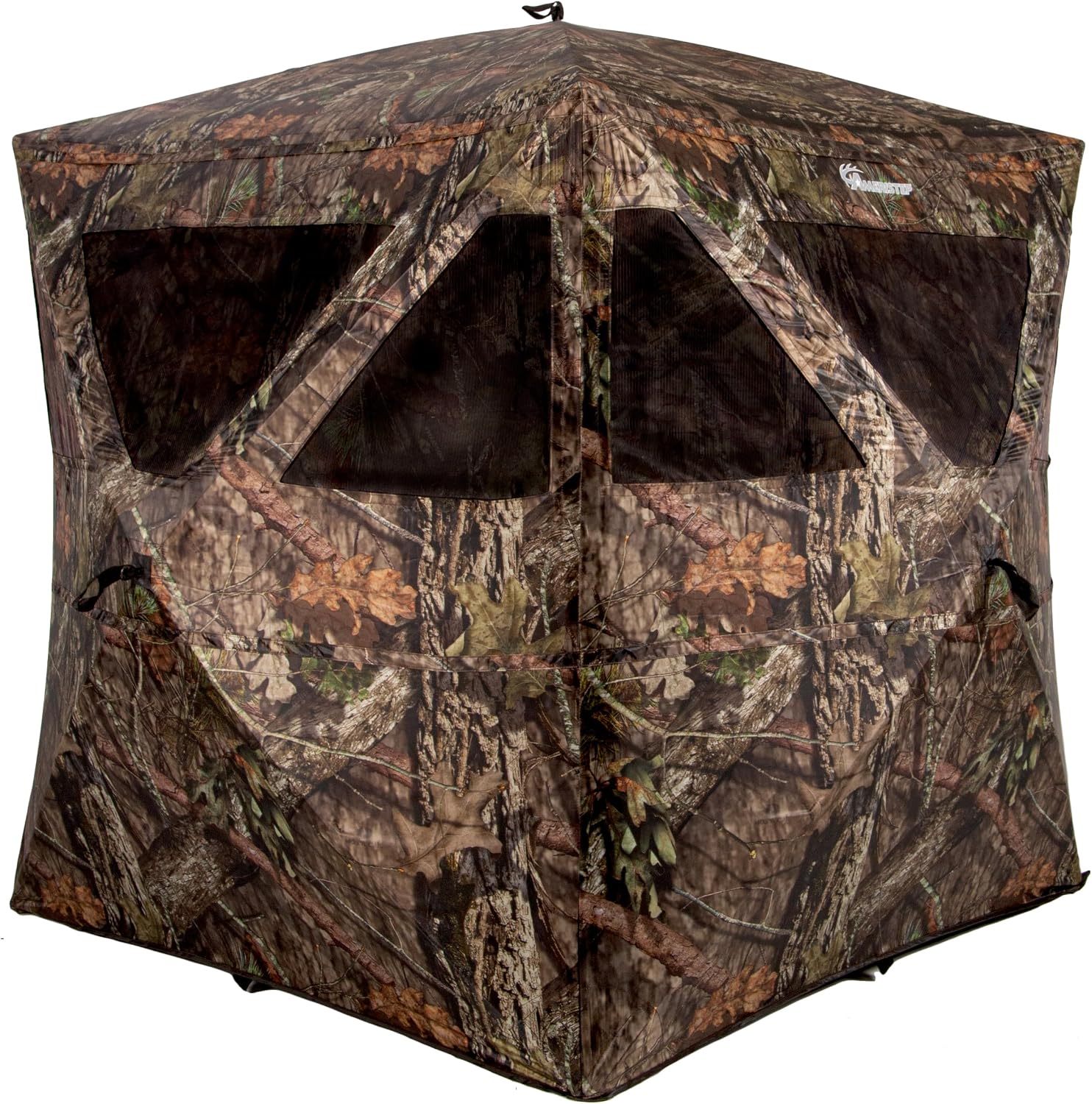 Care Taker Kick Out Pop-Up Ground Blind, Premium Hunting Blind, Mossy Oak Break-Up Country Camo | 59x59x66in