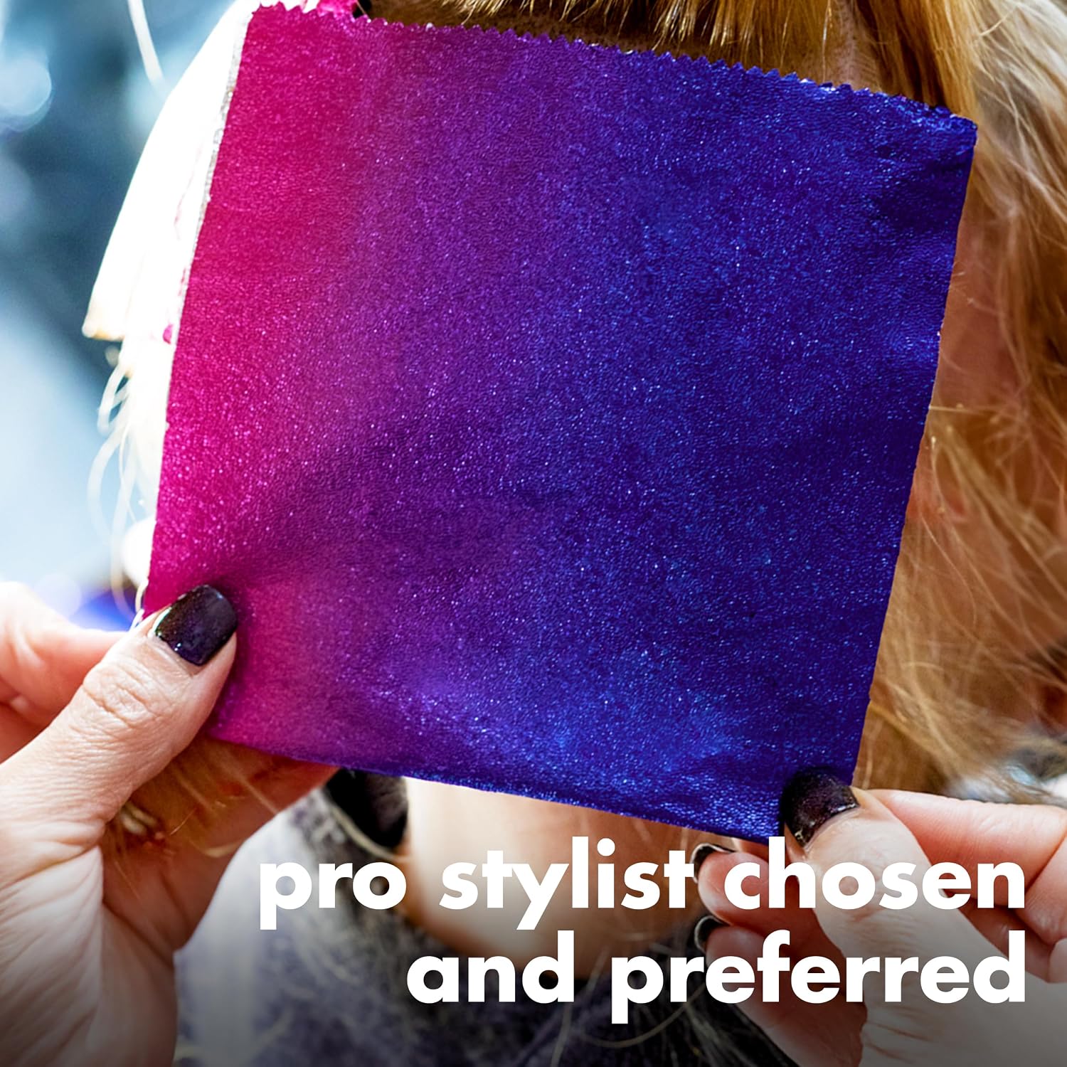 Pink/Purple Gradient Pop-up Foil, 400 Count Pre-Cut Sheets | Non-Slip Embossed Texture, 5" x 11" Hair Foil for