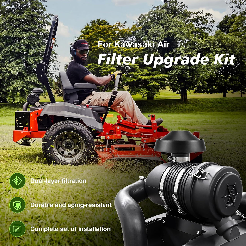 Heavy Duty Canister Air Filter Upgrade Kit for Kawasaki FR Series Engines