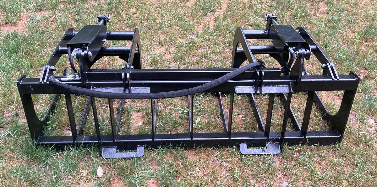 72" Root Grapple for Skid Steer/Tractor-Brush Grapple | Skid Steer Mount Material Handling Attachment