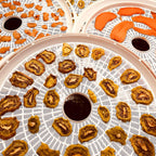(8 Pack) Round Silicone Dehydrator Sheets, Dostk Premium Non Stick Silicone Mesh for Fruit Dehydrator, Tray Liner