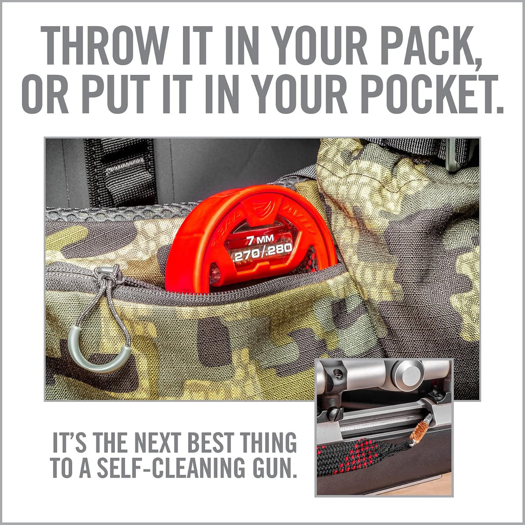 Bore Boss Gun Cleaning System - Rapid Pull Through Barrel & Bore Cleaning Cable with Integrated Brush & Mop - Choose