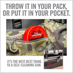 Bore Boss Gun Cleaning System - Rapid Pull Through Barrel & Bore Cleaning Cable with Integrated Brush & Mop - Choose