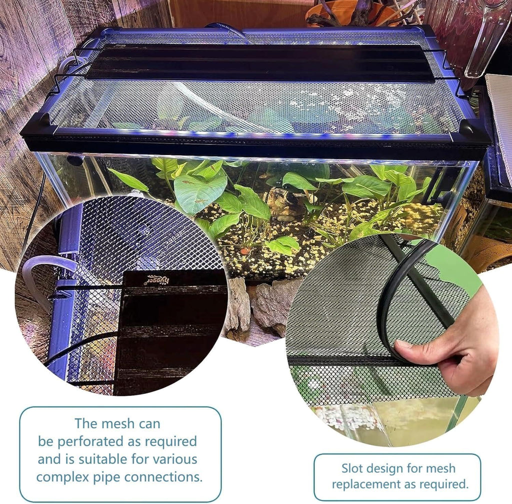 Magnetic Fish Tank lid Cover Keep Fish from Jumping Out