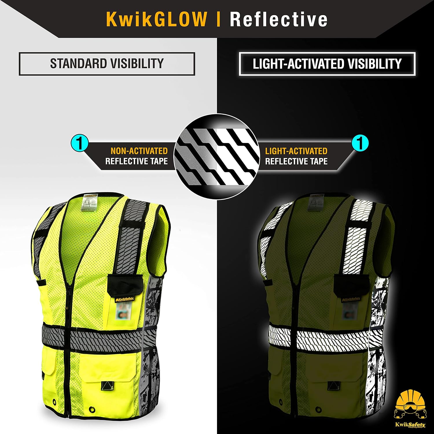 Charlotte, NC - RoadBOSS Econ & Premium Safety Vest Class 2 Reflective Vest ANSI OSHA Safety Vest for Men