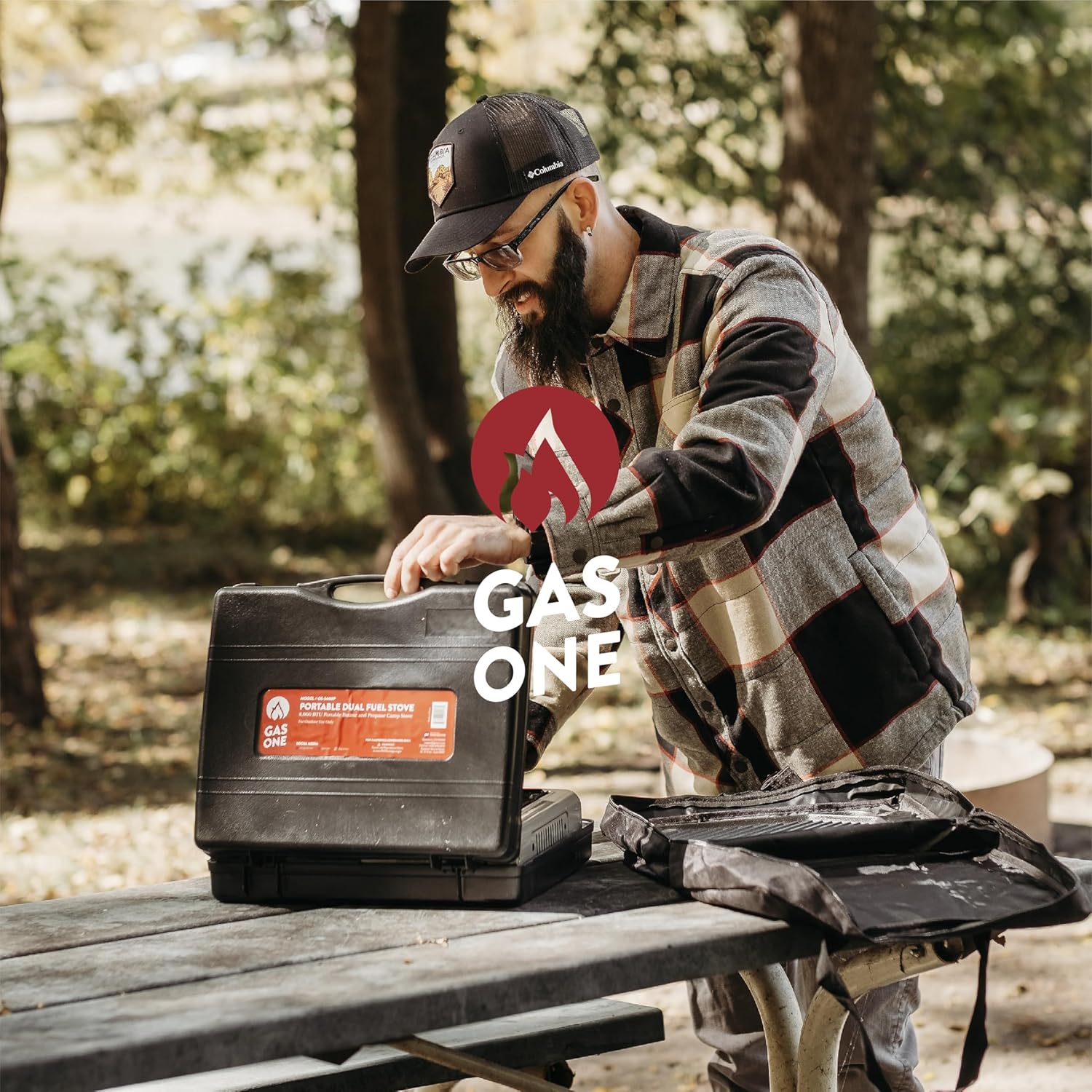 GS-3400P Propane or Butane Stove Dual Fuel Stove Portable Camping Stove - Patented - with Carrying Case Great for