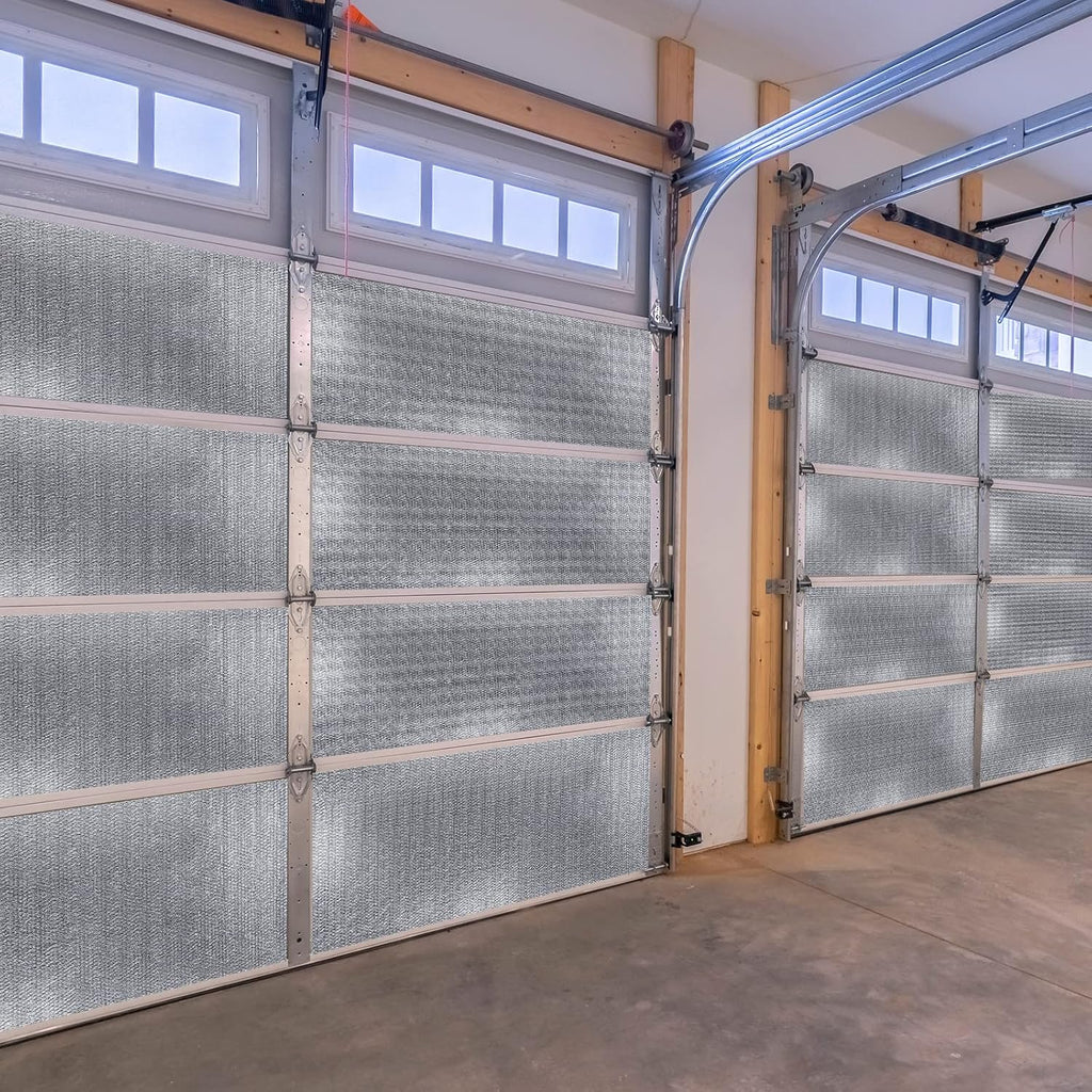 16 P Garage Door Insulation Kit Double Bubble Insulation Panels Reflective Aluminum Radiant Thermal Winter Summer