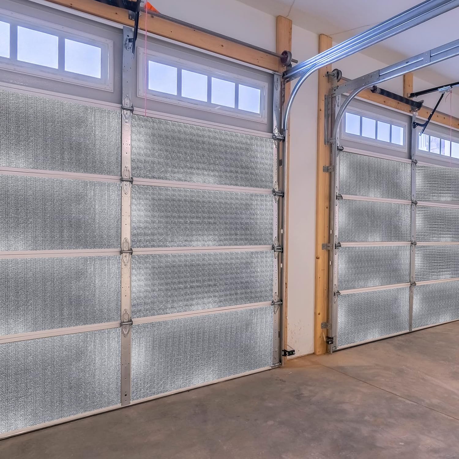 16 P Garage Door Insulation Kit Double Bubble Insulation Panels Reflective Aluminum Radiant Thermal Winter Summer