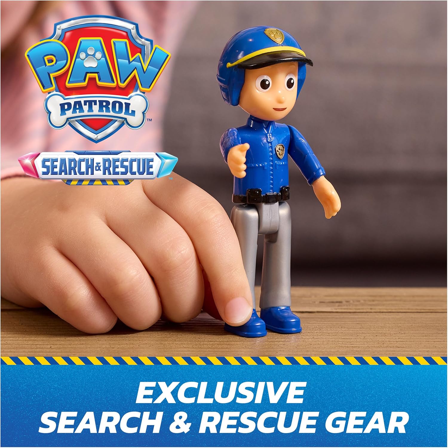 Paw Patrol Search & Rescue Team Pack with 7 Collectible Action Figures, Including Ryder & 6 Pups, Kids Toys for Boys