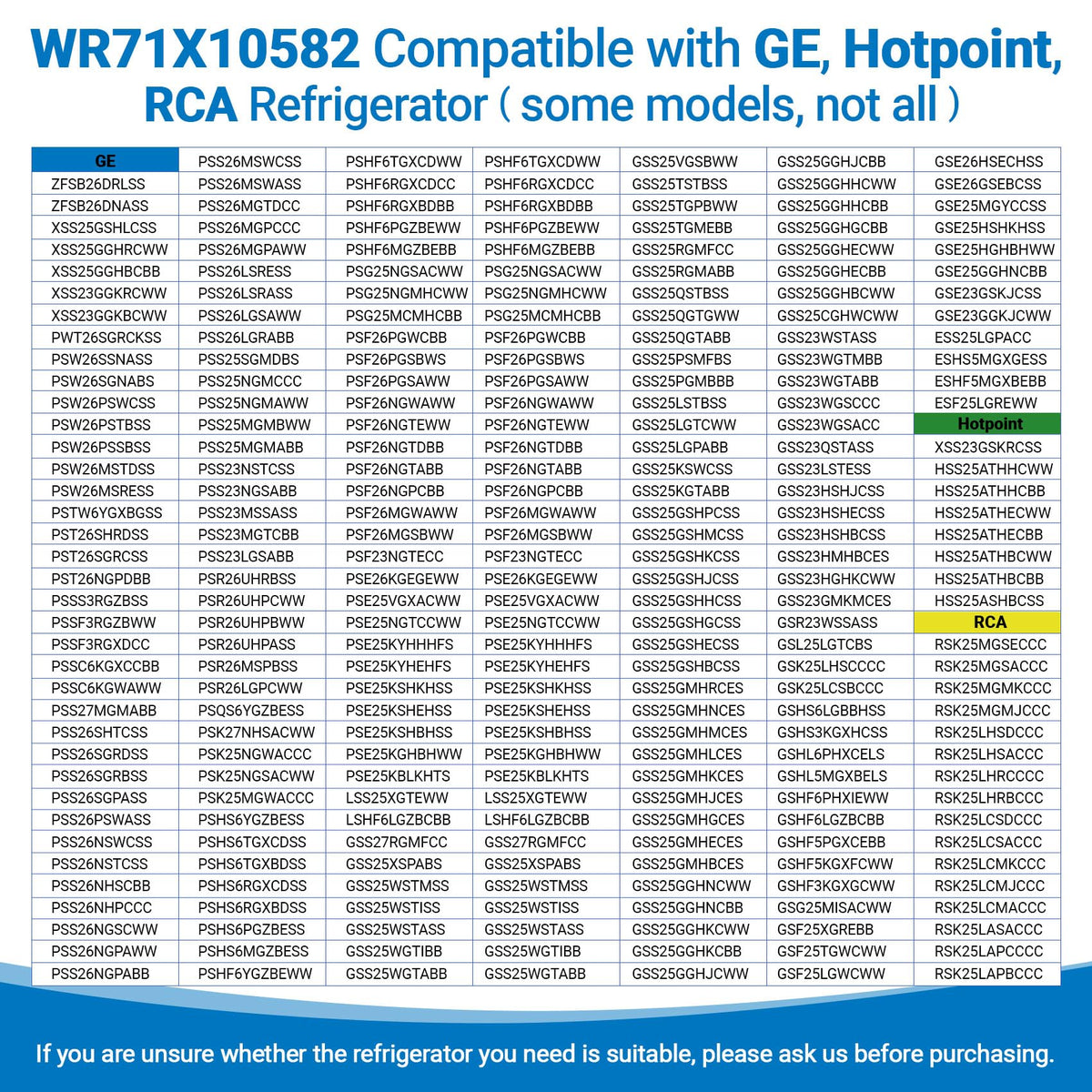 WR71X10582 Refrigerator Glass Shelf Compatible With GE Hotpoint RCA Fridge