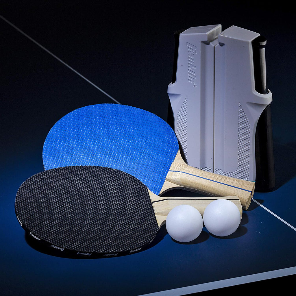 Table Tennis to Go Portable Ping Pong Set - Table Top Ping Pong Net + (2) Paddles - Ping Pong Balls Included - 2