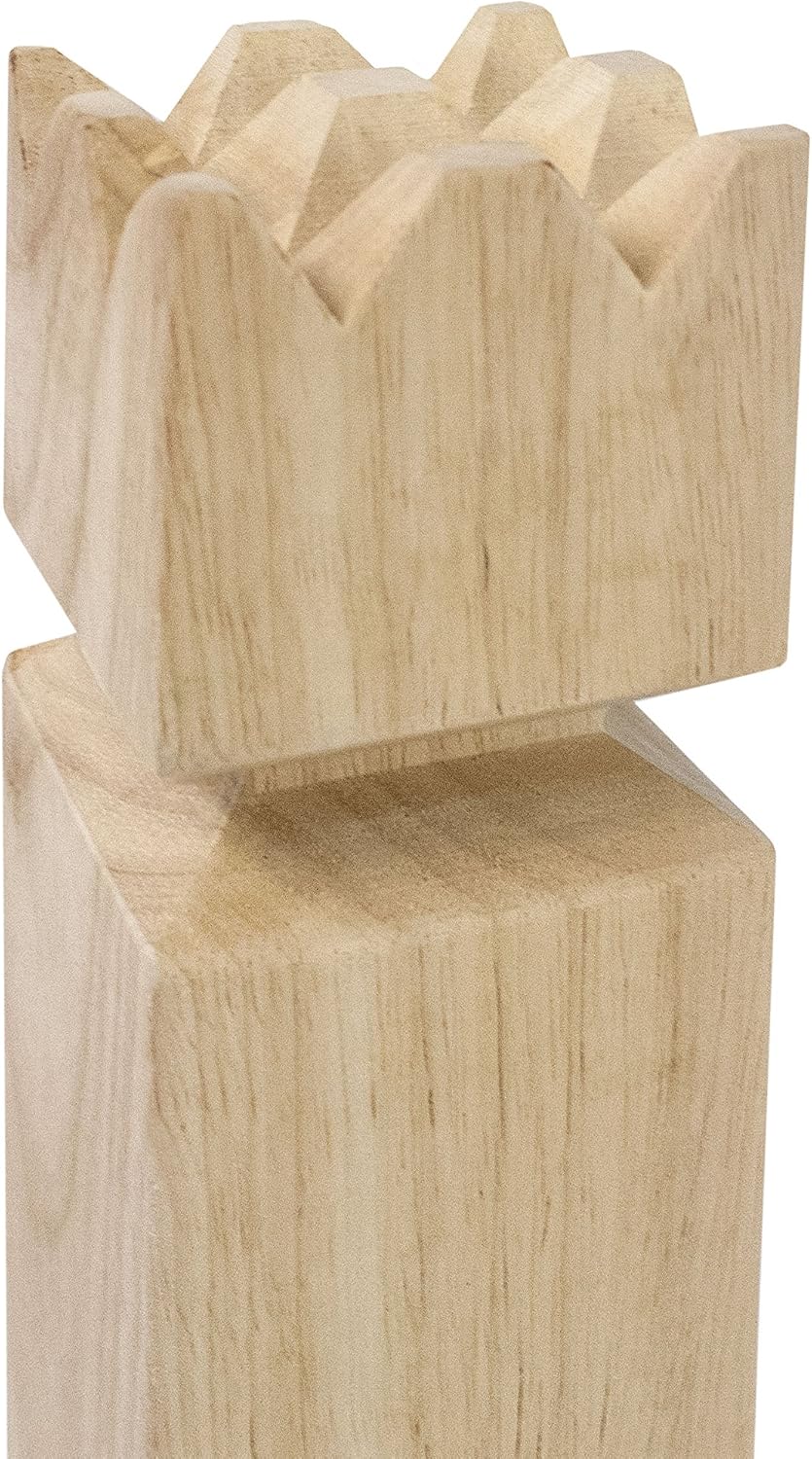 Kubb Premium Size Outdoor Tossing Game with Carrying Case, Instructions, and Boundary Marker