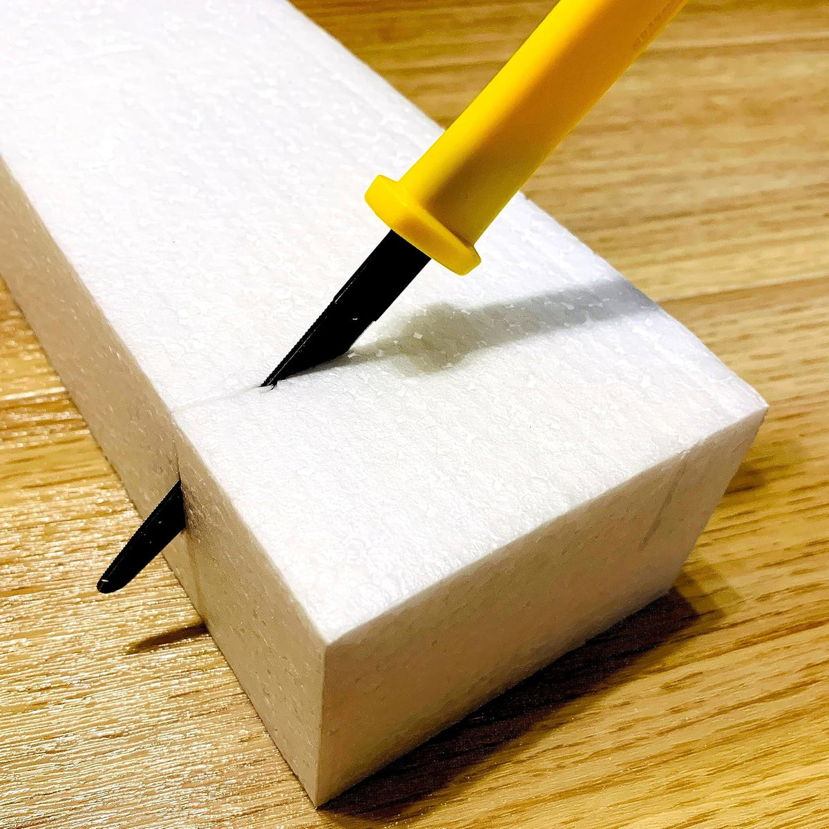 Cardboard Cutter with Non-Stick Coated Blade - 7.5" Box Cutter Utility Knife for Breaking Down Boxes & Opening