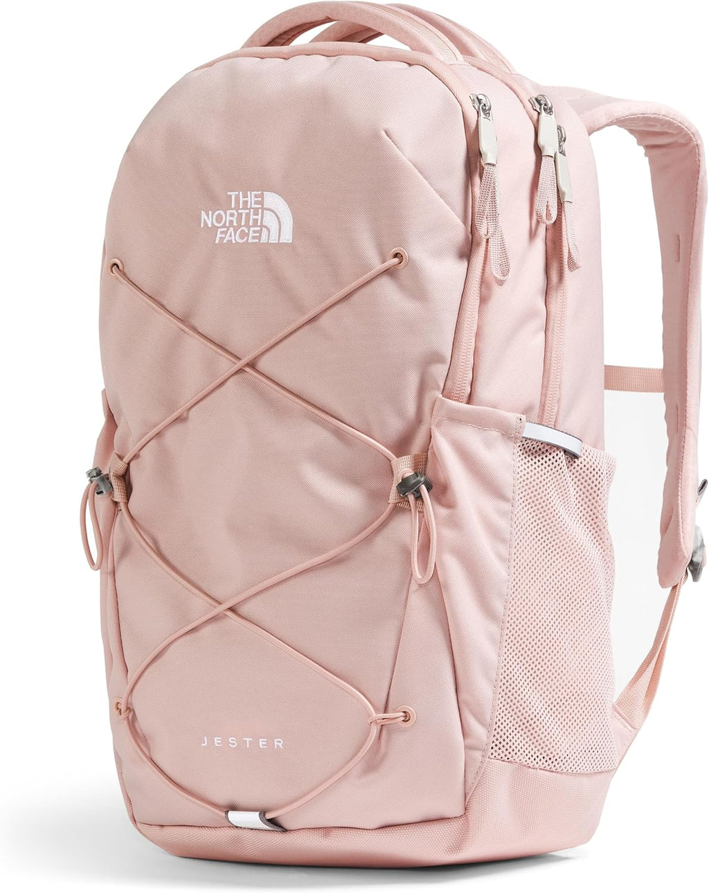 The North Face Women's Jester Everyday Laptop Backpack - Commuter Travel Bag, Laptop Sleeve, Water-Repellent, Pink