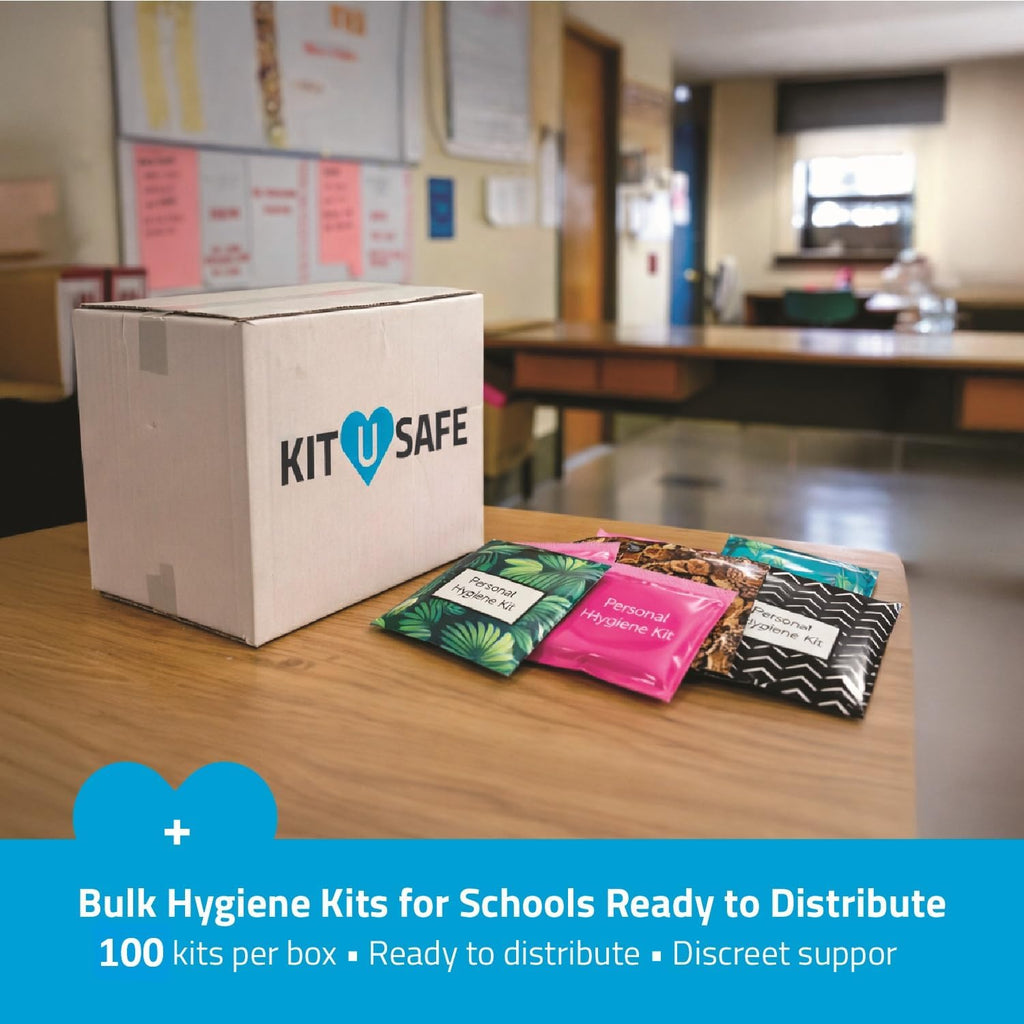 Bulk Period Kits (Assorted Colors) – Prefilled Menstrual Hygiene Kits with Tampon, Pad & Feminine Wipes |