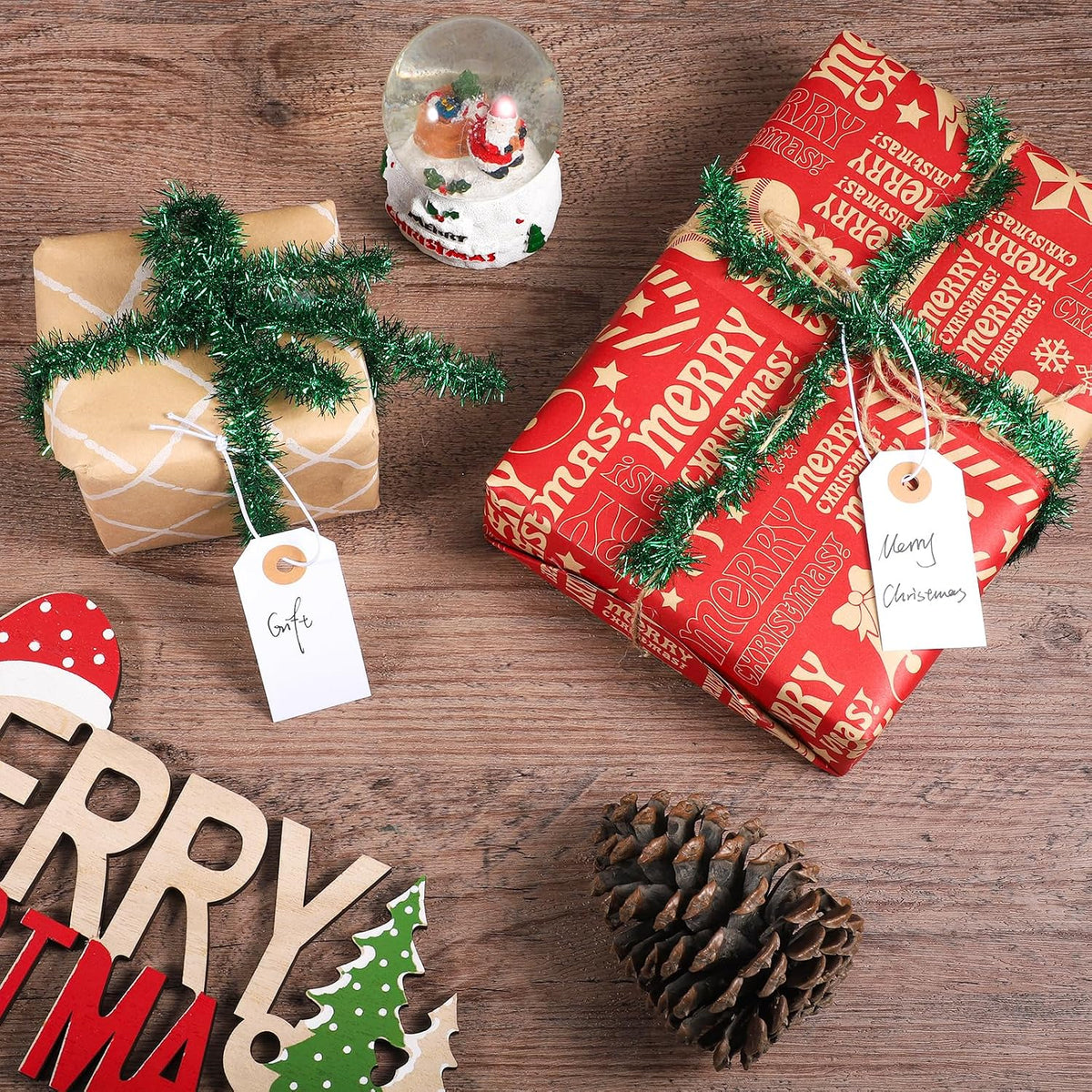 100 Pack Gift Tags with String 2.75'' x1.37'' White Price Tags