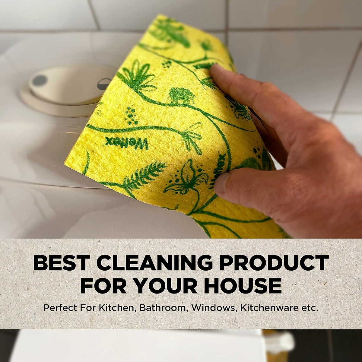 The Original Swedish Dishcloth for Kitchen 10 Pack