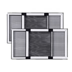 Adjustable Window Screens, 10 x 14-24 Inch, White, 2 Pack