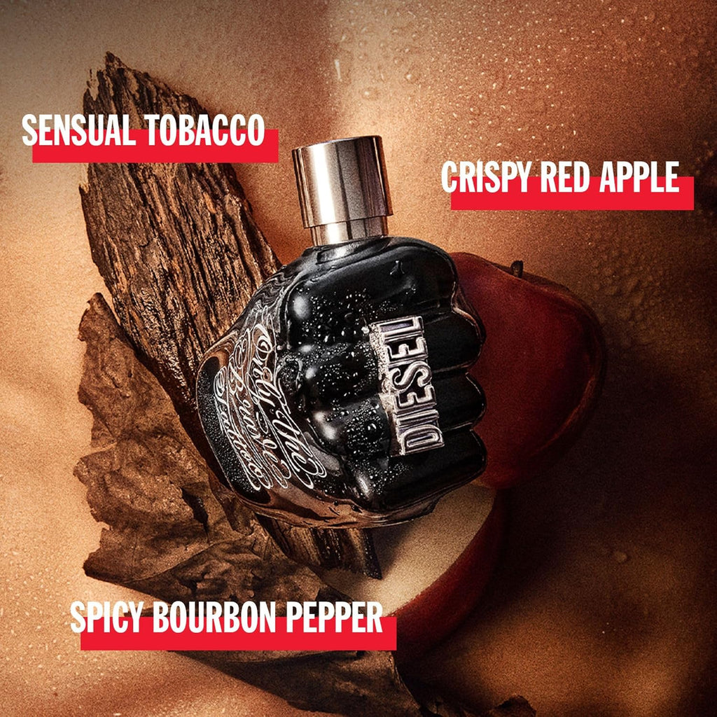 Only The Brave Tattoo, Eau de Toilette for Men, Woody Scent With Notes of Citrus, Sage, Pepper & Tobacco, 4.2 Fl. Oz.