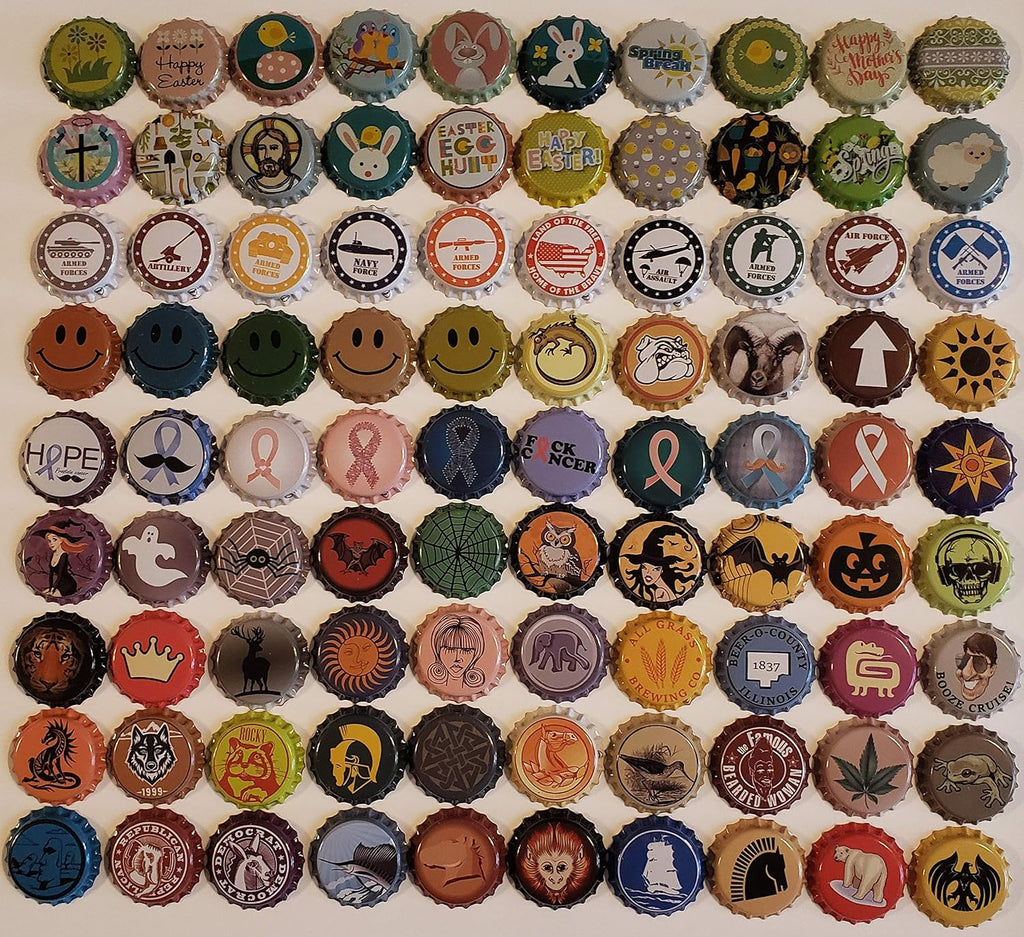 500 Homebrew Beer Bottle Caps for crafts Twist or Pry Off