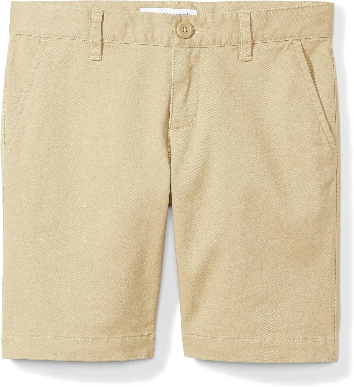 Girls and Toddlers' School Uniform Shorts with Adjustable Waist, Flat Front