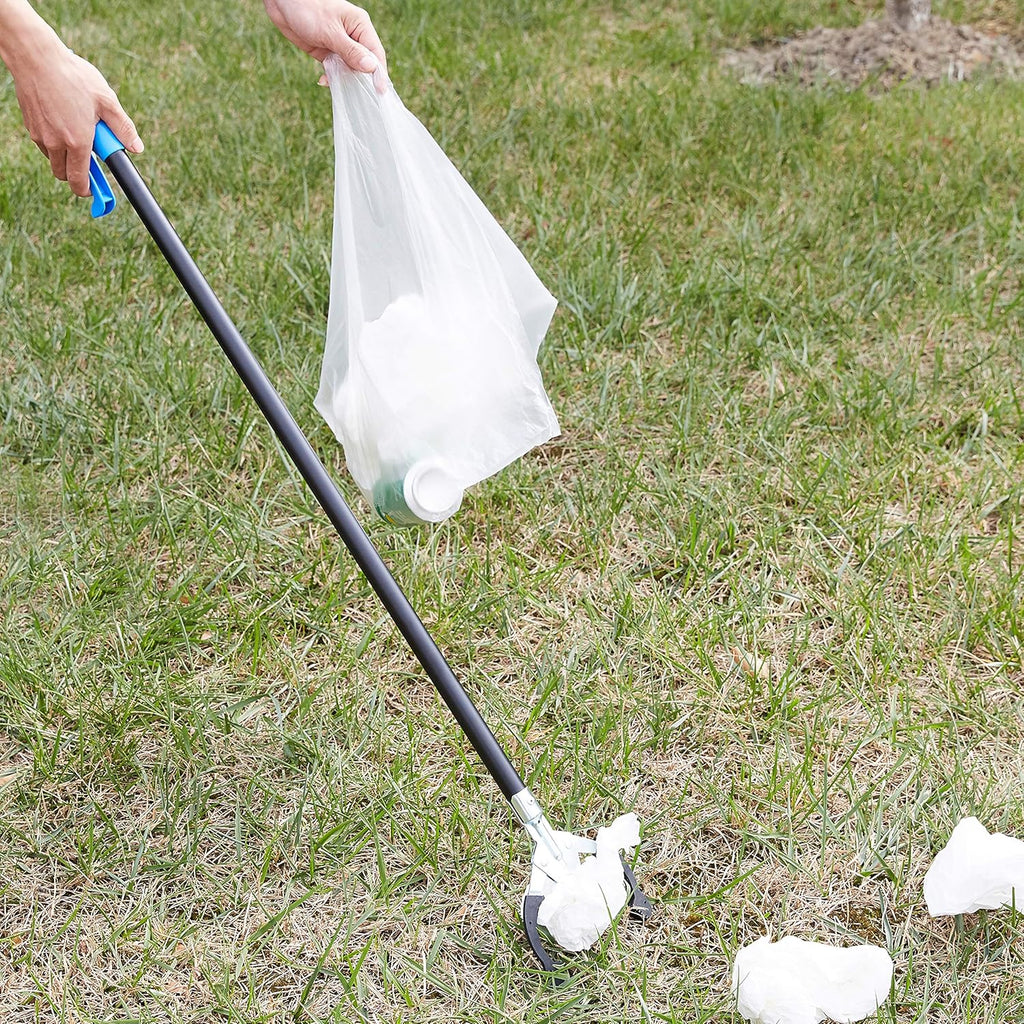 Reacher Grabber Tool for Hard-to-Reach Areas, Sturdy Metal Trash Picker, Indoor & Outdoor Lightweight Pickup Tool