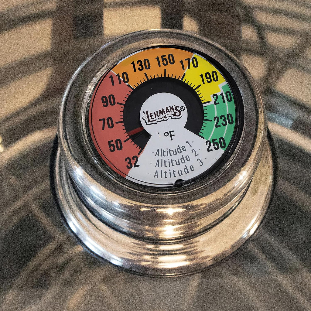 21.5-Quart Water Bath Canner with Pressure Gauge, Durable Stainless Steel Stockpot for Home Canning and Preserving