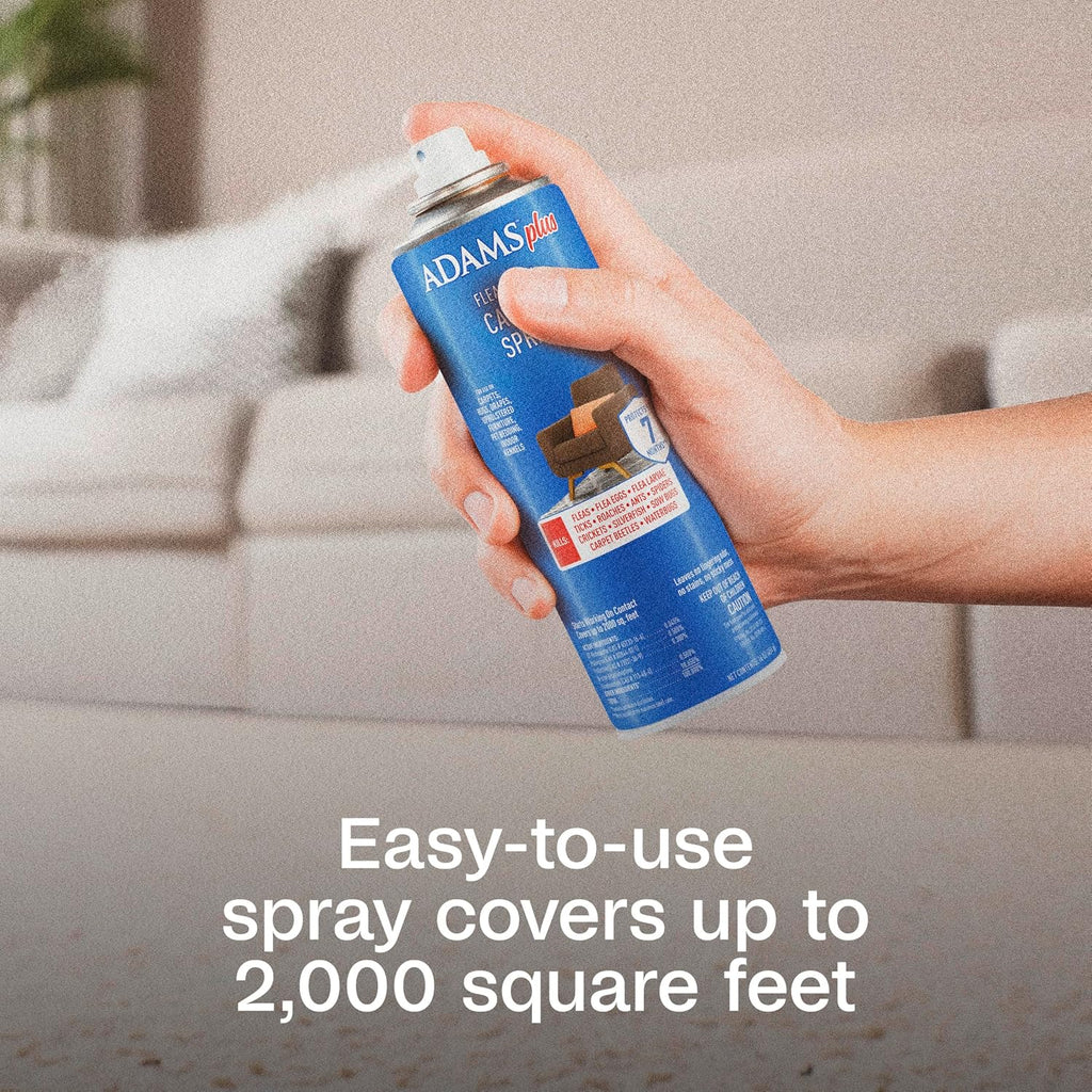 Plus Flea & Tick Carpet Spray, Flea Spray for Home, 16 Oz