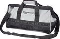 Durable Wear-Resistant Tool Storage Bag with Adjustable Shoulder Strap, Portable Tool Organizer, 16 in, Black & Grey