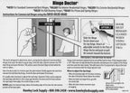New Notched HA4D for Institutional/Prison Hinges