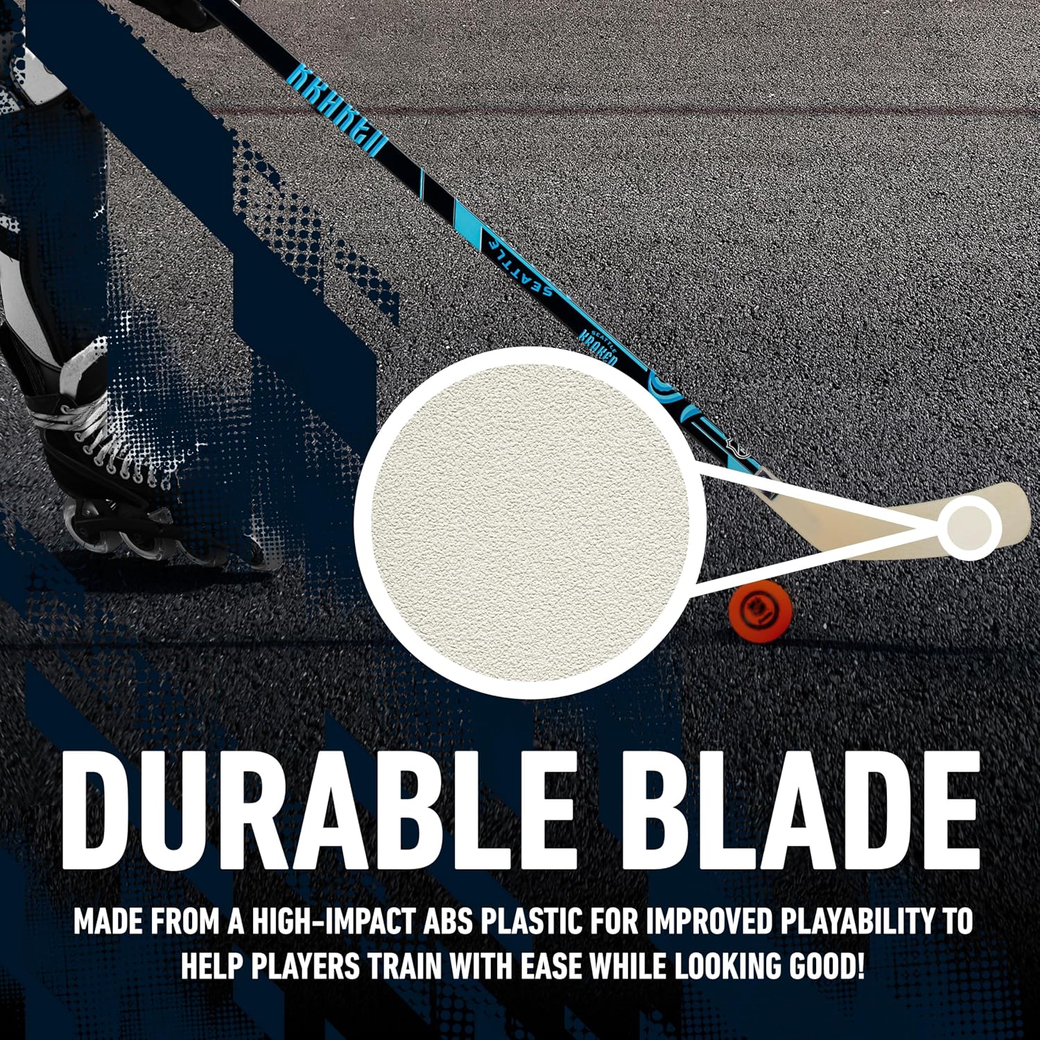 Franklin Sports NHL Team 48" Vinyl Street Hockey Stick