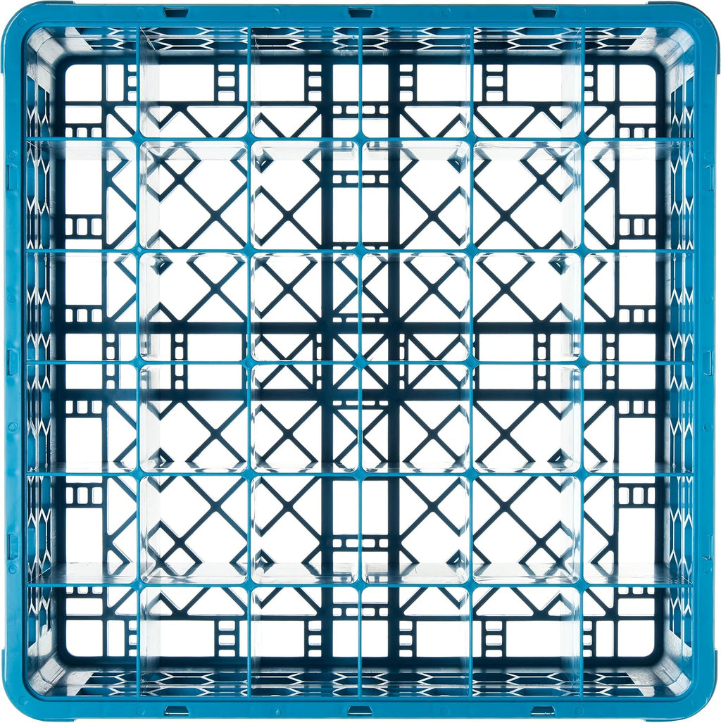 Carlisle Commercial Dishwasher Glass Rack, 36 Compartments, 1 Extender