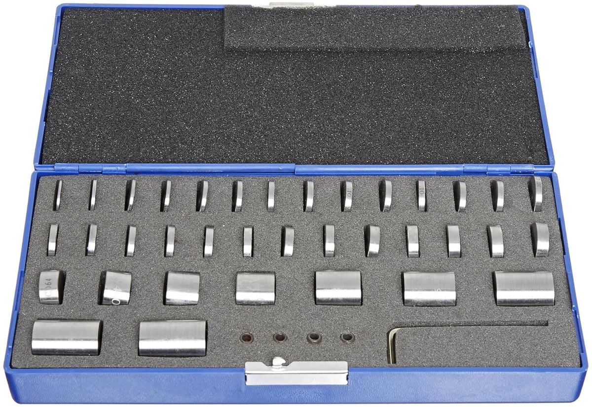 Fowler 53-680-000 Space Gage Block Set, 36 Piece
