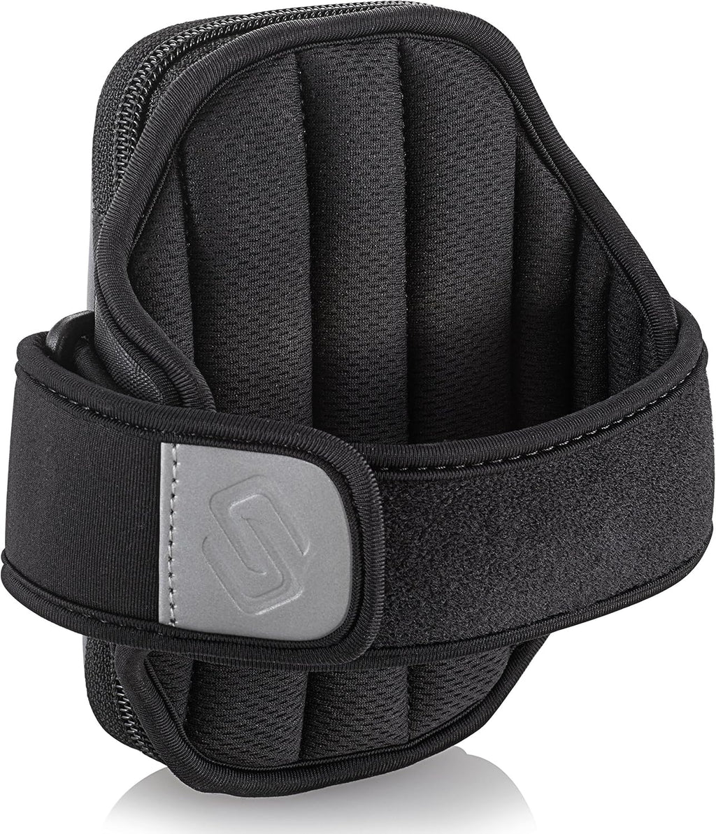 Entropy E8 Padded Running Armband Phone Holder, Fits Cases, M/L | Fits iPhone 17/16/15 Pro Max & Plus, Galaxy