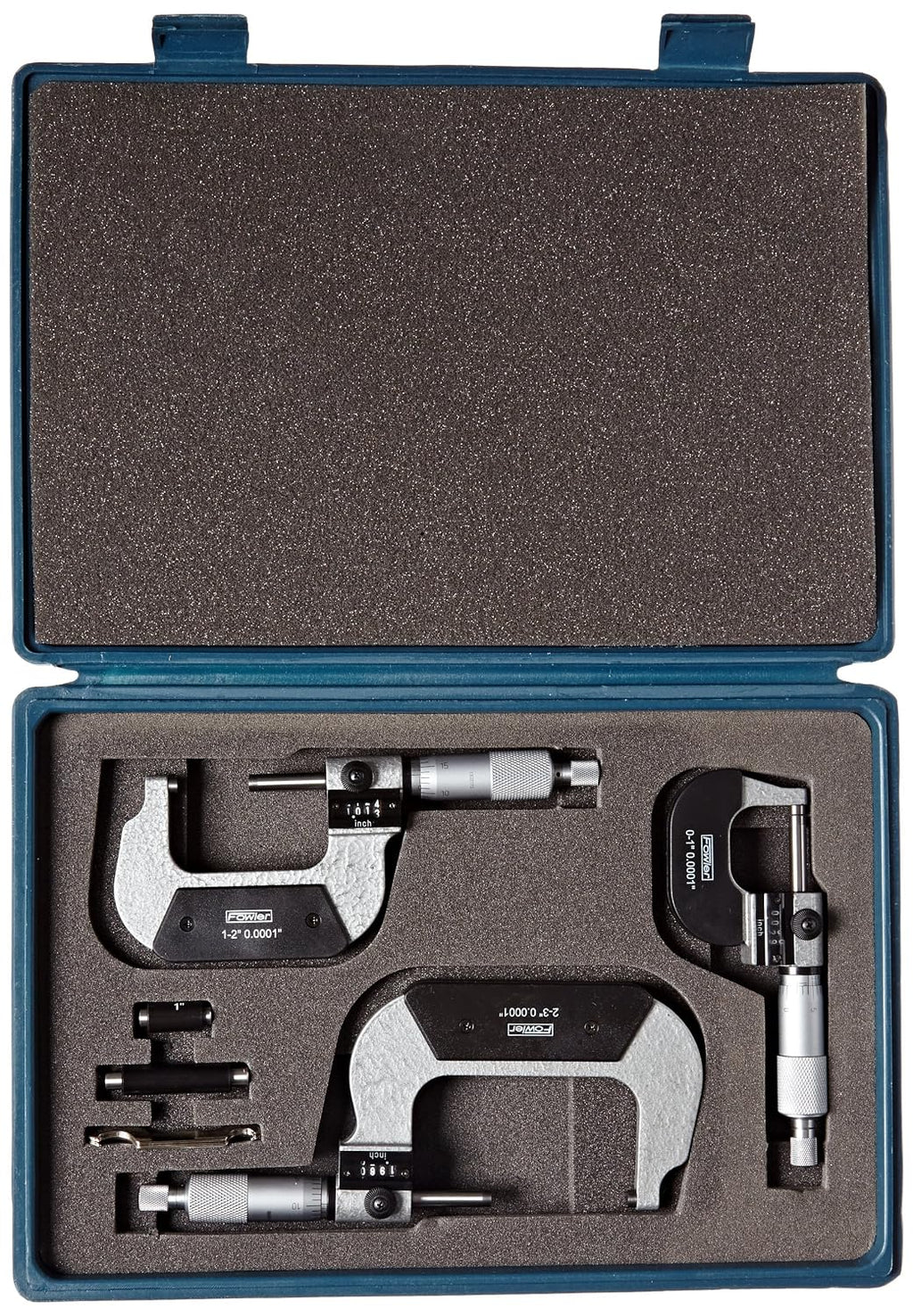 Fowler 52-224-103-0, Digit Counter Micrometer Set With 0-3" Measuring Range