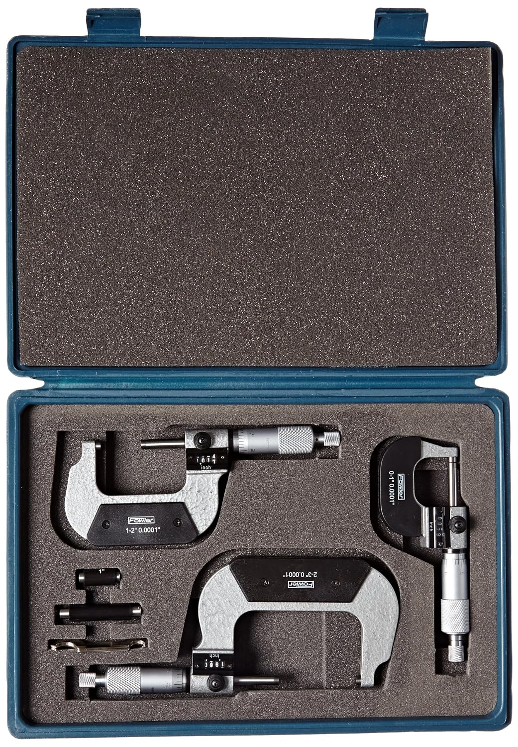Fowler 52-224-103-0, Digit Counter Micrometer Set With 0-3" Measuring Range