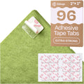 96 Pack Double Sided Mounting Tape Tabs for Acoustic Wall Panels