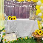 Lace Tablecloth White Wedding Tablecloths 60x120 Inch Vintage