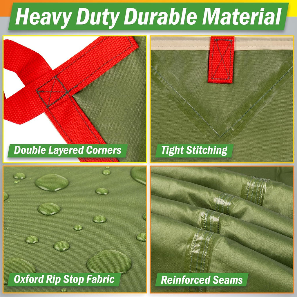 Camping Tarp for Tent or Hammock Rain Fly - 10 x 12 Tarp for Camping, Hiking, Backpacking or Portable Lightweight