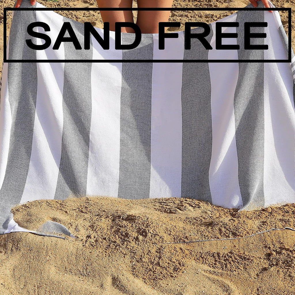 Beach Towel 2 Pack,Sand Free Beach Towels Oversized 39 x 72 | Turkish Beach Towel Quick Dry Towel,Lightweight Pool