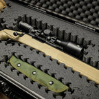 RAGAR 50.5" x 13.5" Reconfigurable & Reusable Protective XP Crosslinked Foam Insert For Hard Rifle Cases (1 Ragar Layer)