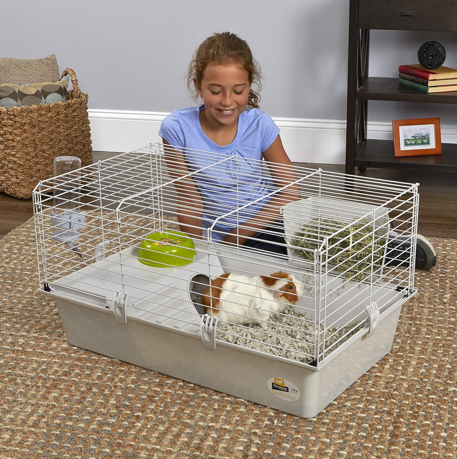 Cavie Guinea Pig Cage & Rabbit Cage | Pet Cage Includes All Accessories to Get You Started & a 1-Year Warranty