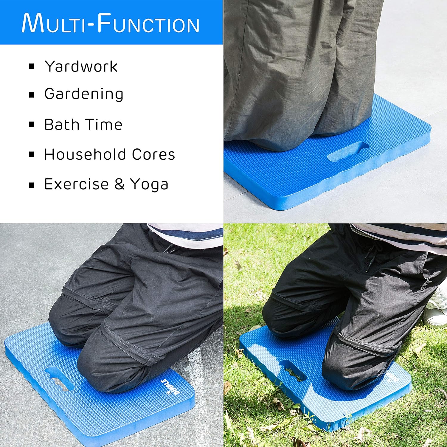 Thick Kneeling Pad | Garden Pad for Gardening | Kneeling Pad for Work | Garden & Bathtub Kneeler for Baby Bath |