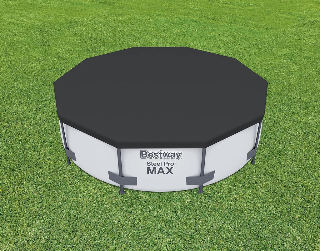 Flowlcear 10' Pool Cover | Fits Above Ground Pools Up to 10' in Diameter