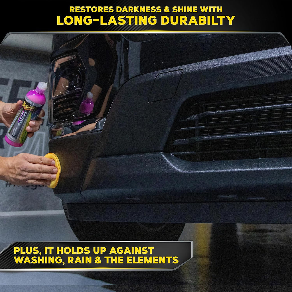Hybrid Ceramic Trim Restorer, Car Trim Restorer For Diy Drivers And Detailers, Restores & Protects Faded Exterior