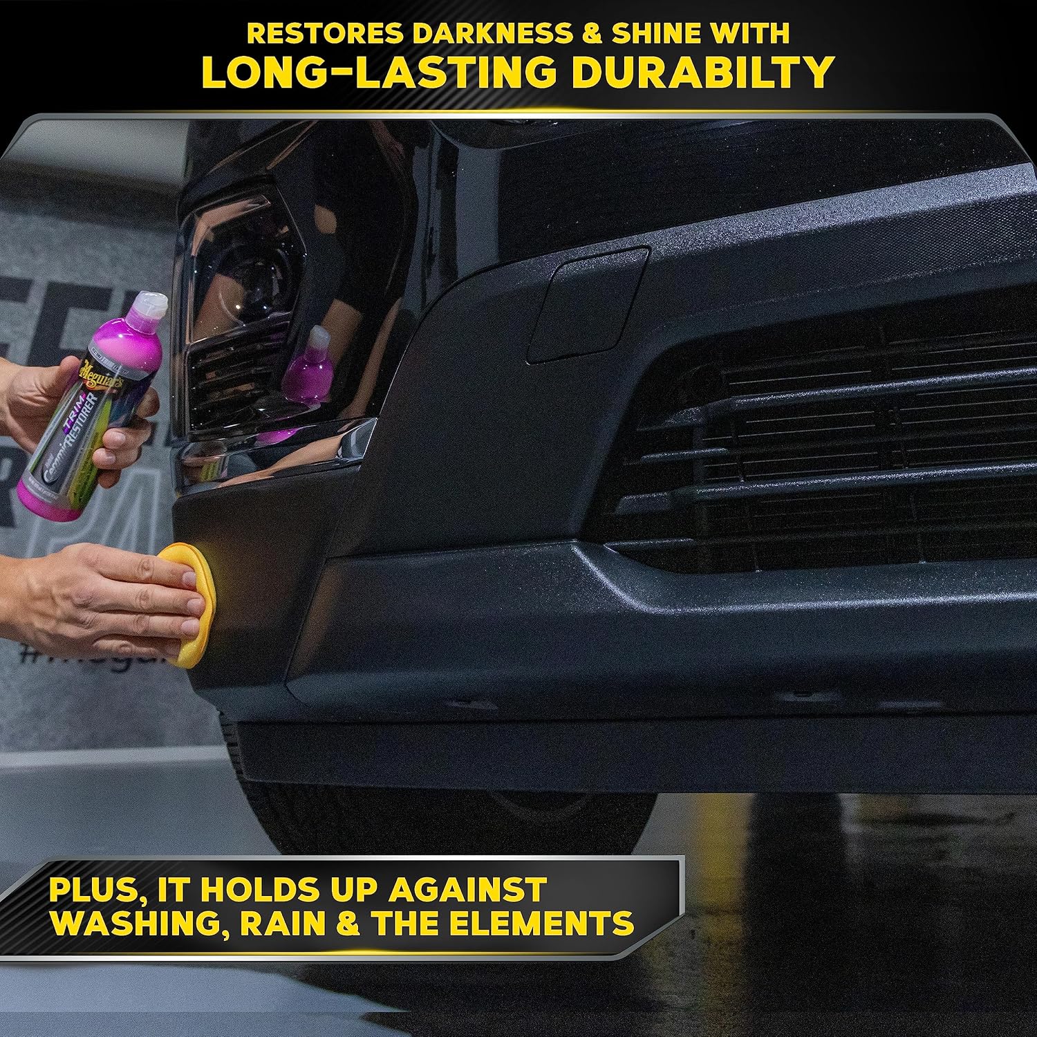Hybrid Ceramic Trim Restorer, Car Trim Restorer For Diy Drivers And Detailers, Restores & Protects Faded Exterior