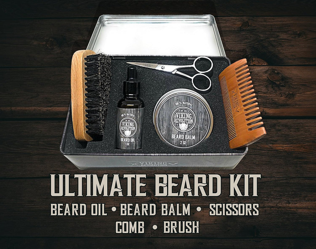 Ultimate Beard Kit - Classic, 5 Pcs with Metal Box