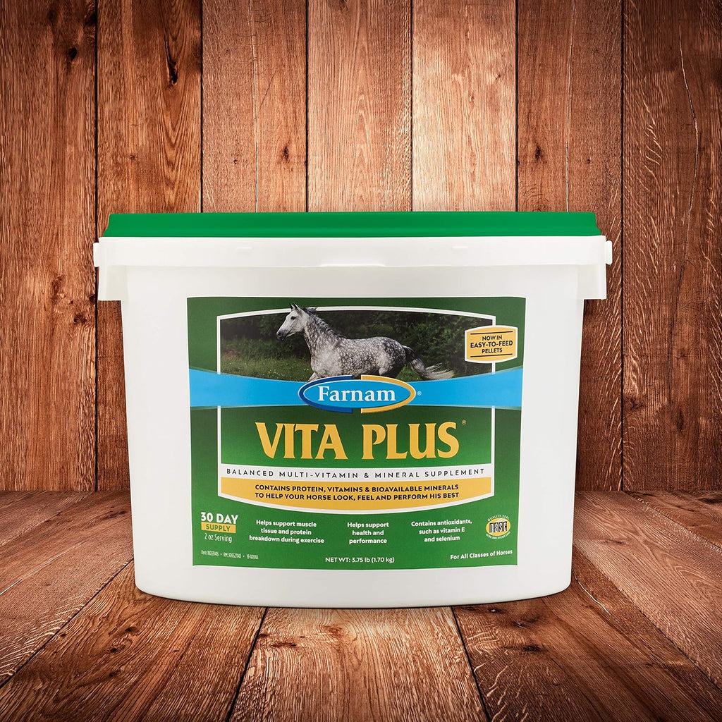 Vita Plus Balanced Multi-Vitamin & Mineral Horse Supplement, Vitamin Supplements, Provides Balanced Nutrition to
