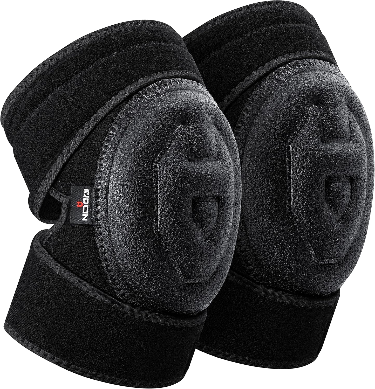 Gel Knee Pads for Men and Women with Soft Foam Cushion — Waterproof Anti-Slip Cap and Easy to Use, Adjustable